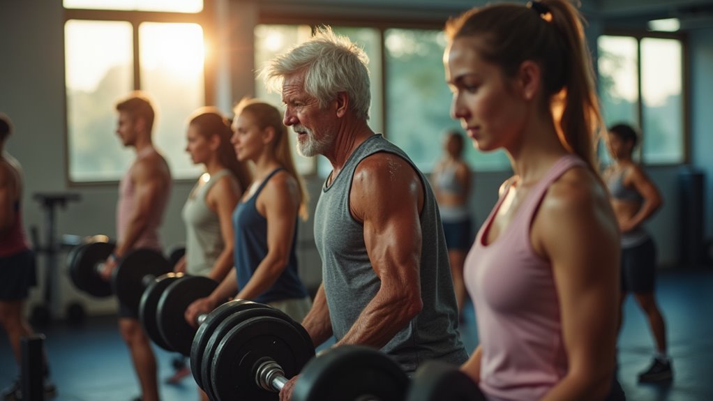 age gender training timing