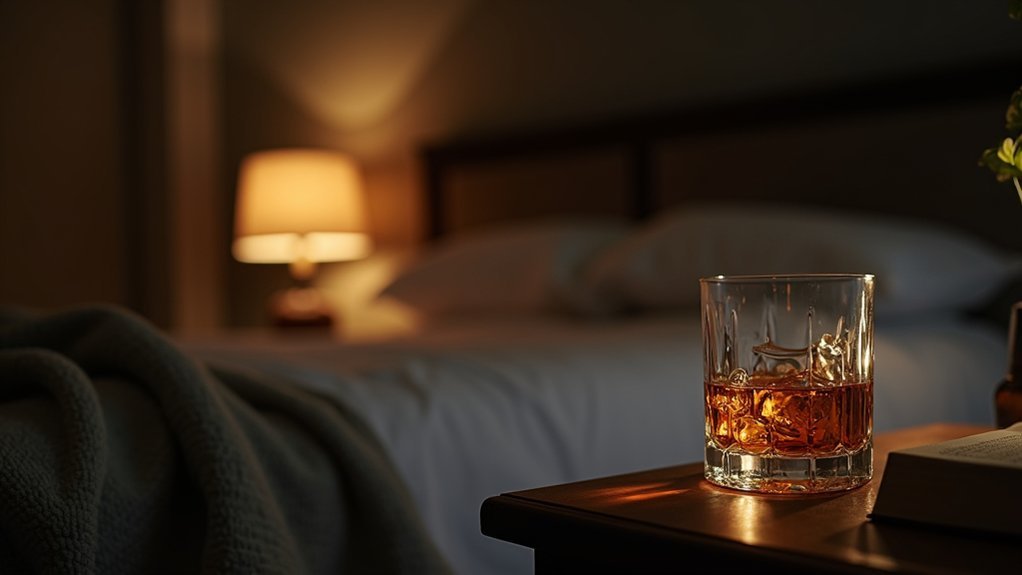 alcohol accelerates sleep onset