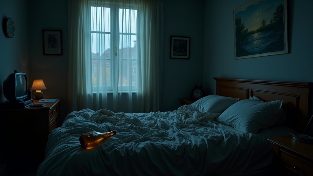 alcohol disrupts melatonin production