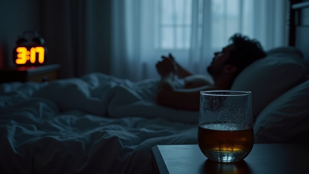 alcohol disrupts sleep architecture
