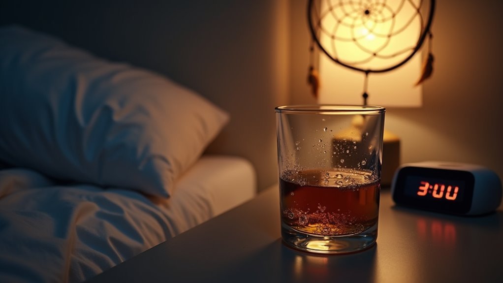 alcohol reduces rem sleep