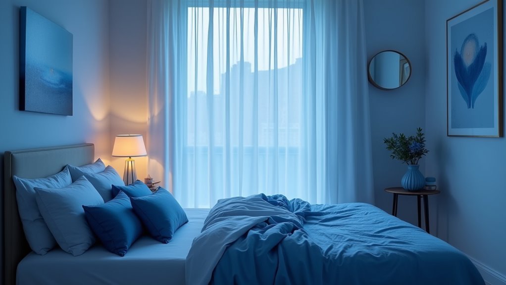 blue enhances sleep quality