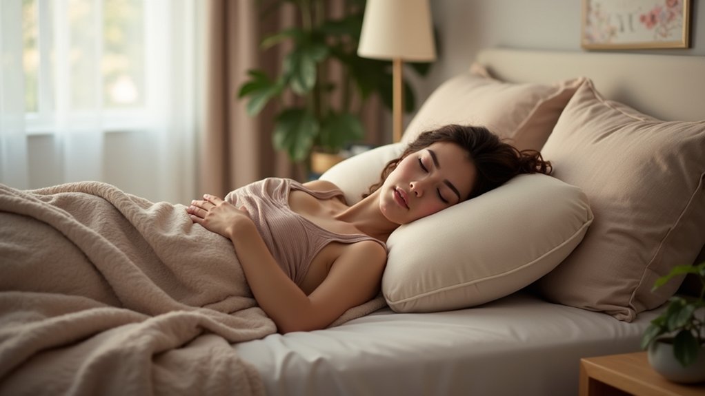 body pillows improve sleep