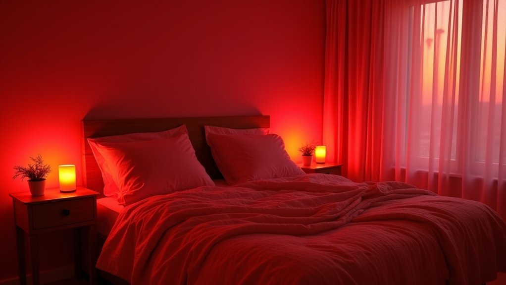 calming red light therapy