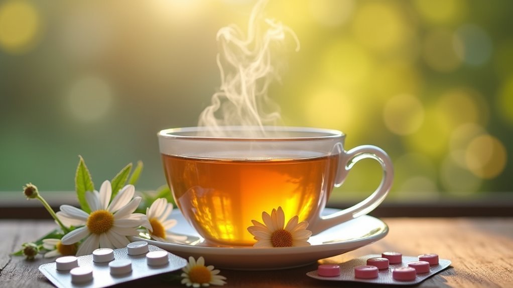 chamomile tea affects contraception