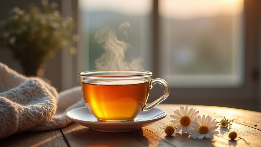 chamomile tea enhances sleep quality