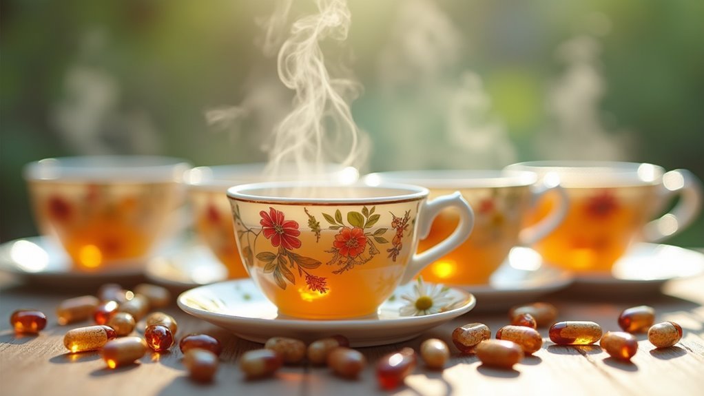 chamomile tea hormone interactions