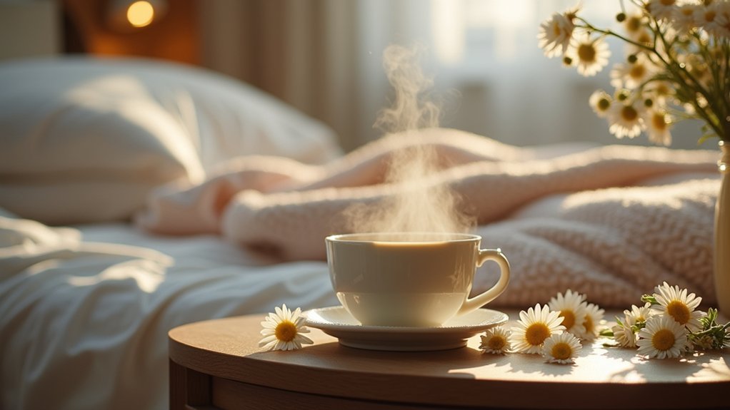 chamomile tea promotes restful sleep