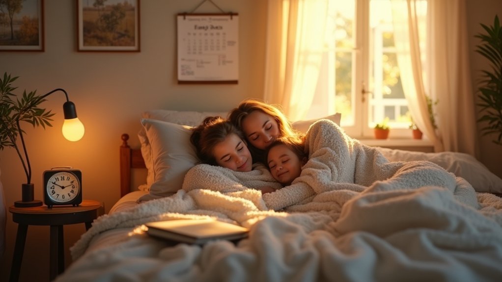 consistent family sleep schedule