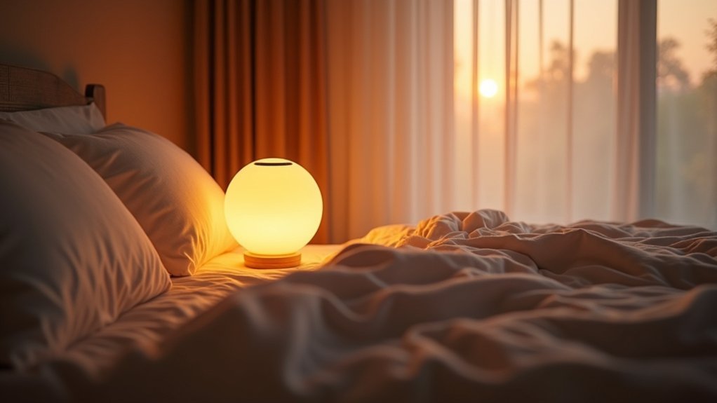customizable sunrise lamp settings
