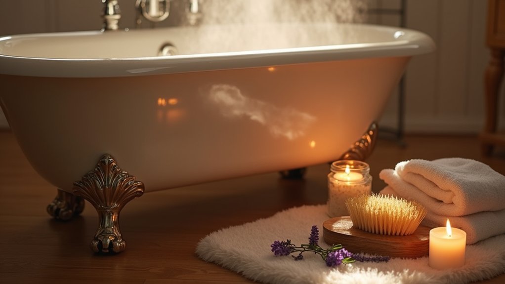 dry brush exfoliate soak