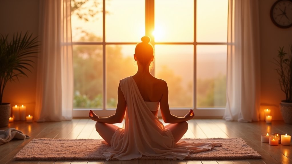 evening yoga practice duration