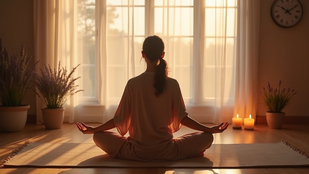 evening yoga promotes restful sleep