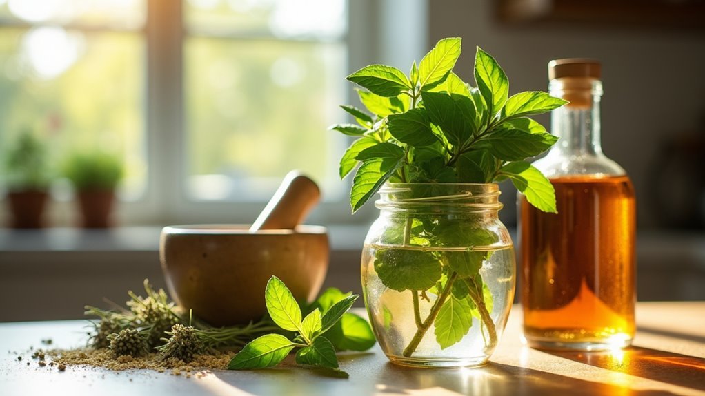 lemon balm tincture preparation