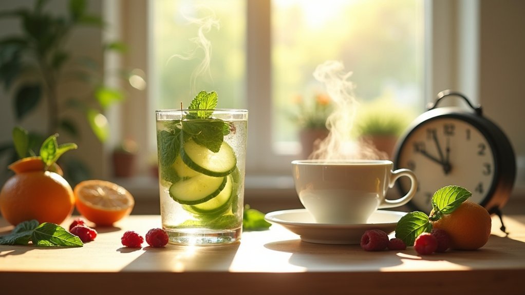 limit caffeine and alcohol