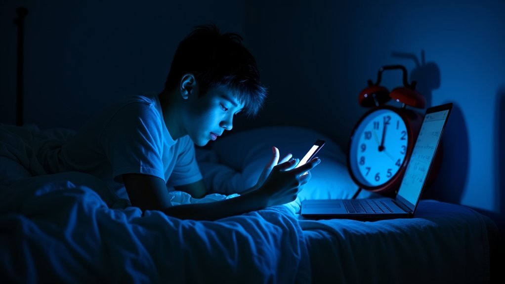 limit screen time bedtime