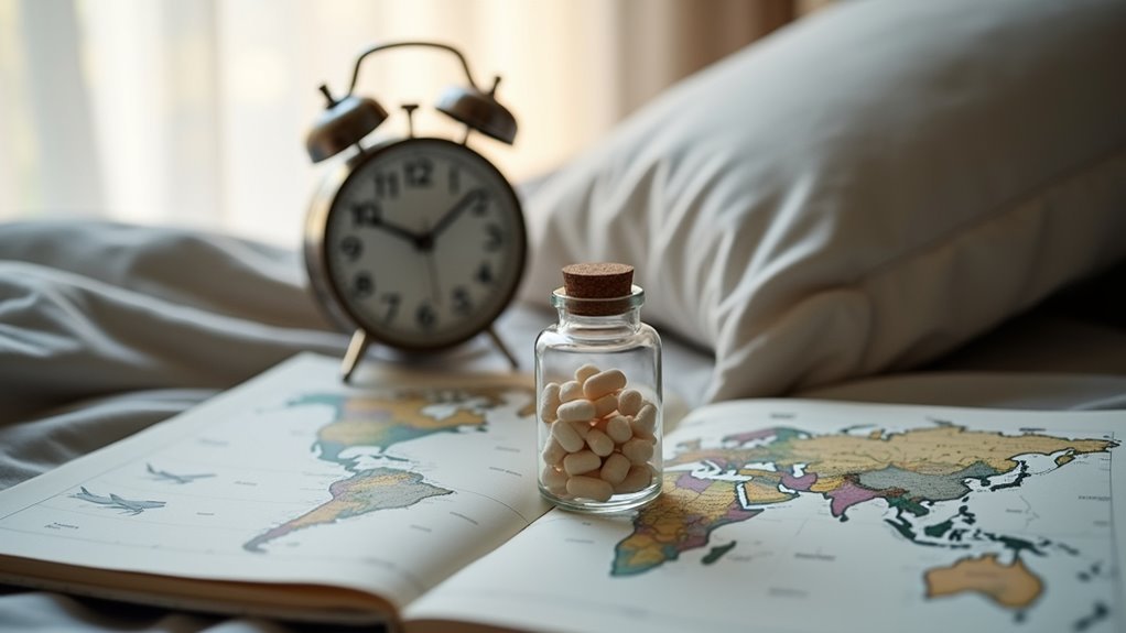 melatonin aids circadian adjustment