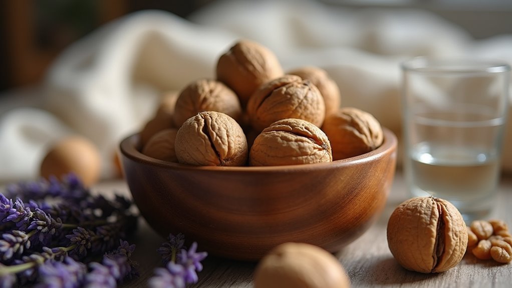 melatonin rich walnut bedtime snack