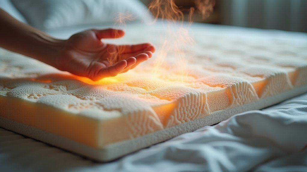 memory foam heat retention