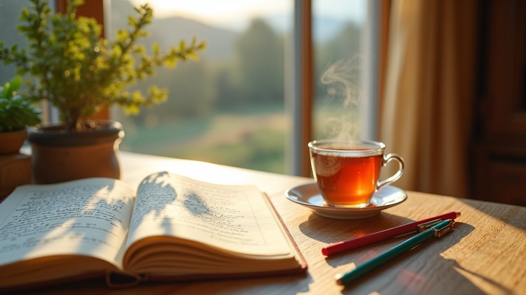 morning journaling clears clutter