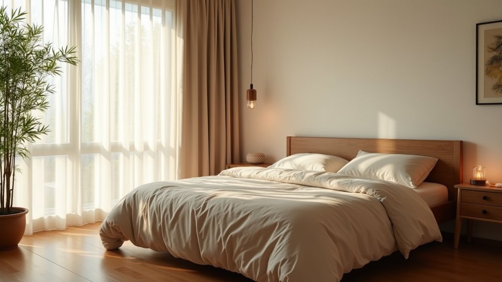 natural calming bedroom sanctuary