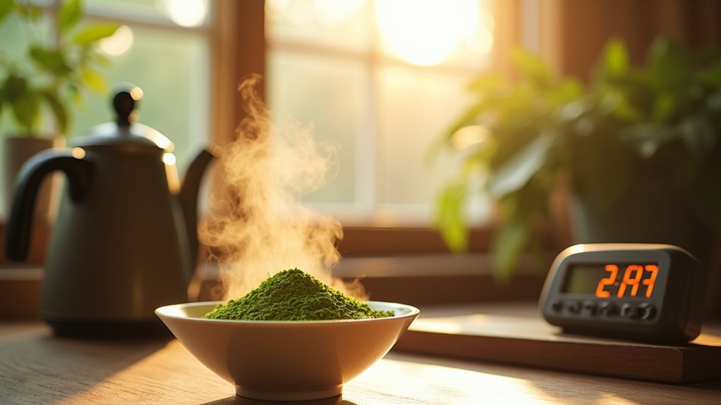 optimal morning matcha timing