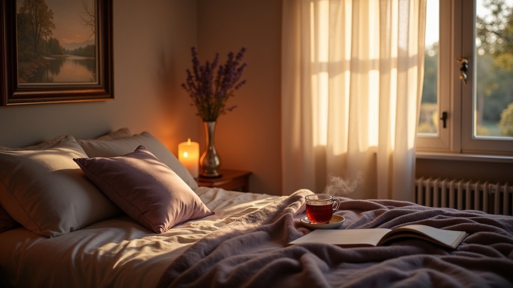 peaceful sleep environment preparation