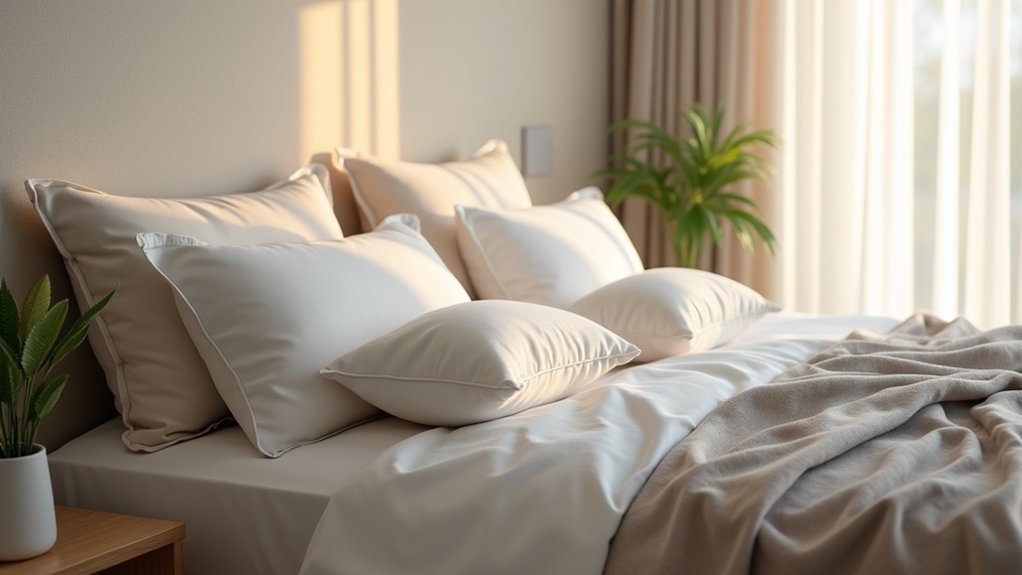 pillow placement for back support