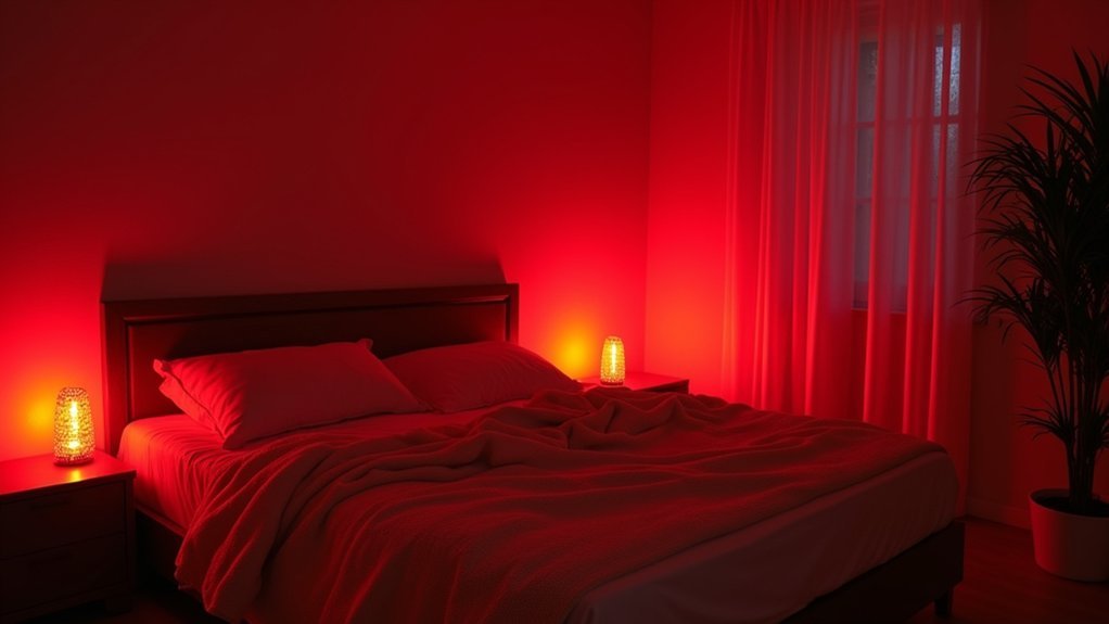 red light enhances sleep quality