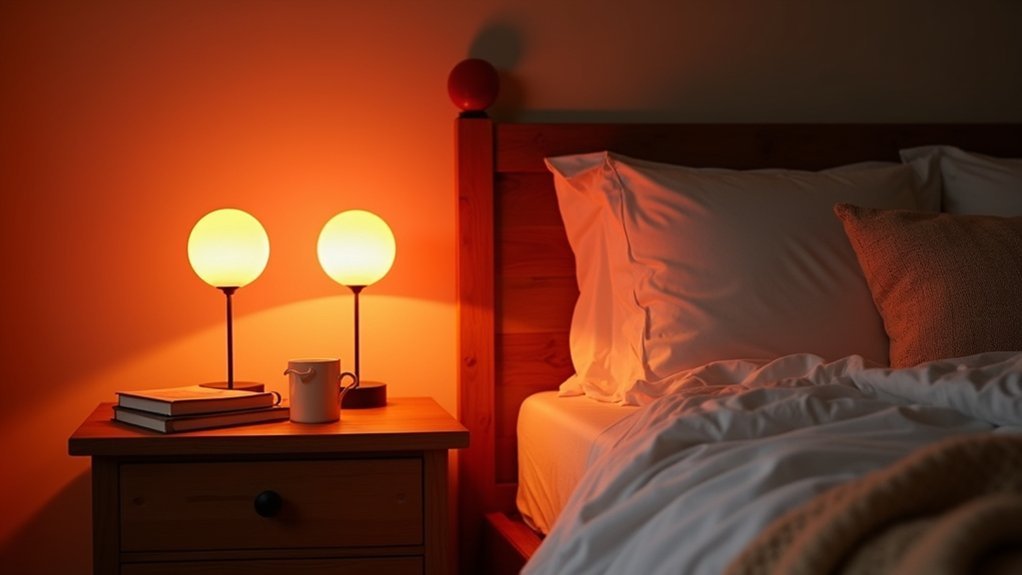 red light sleep enhancement