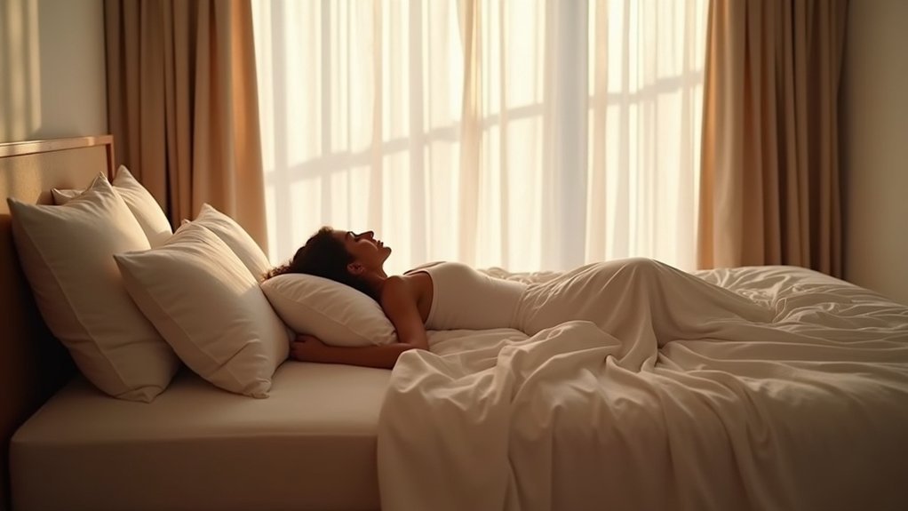 sleep position affects spine