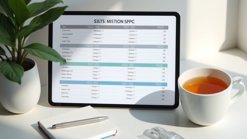 sleep tracking template design