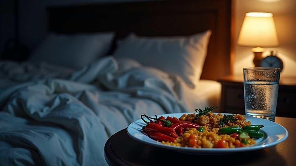 spicy foods disrupt sleep