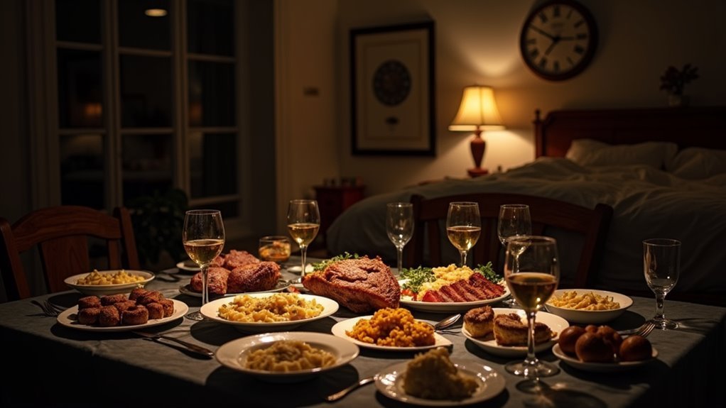 stop eating before bedtime