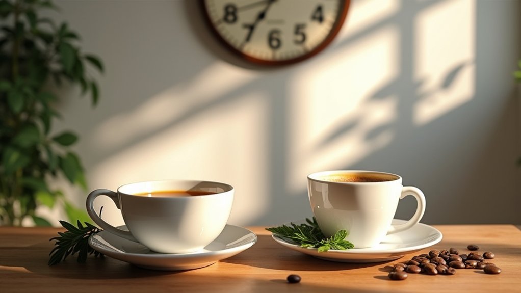 tea and coffee timing