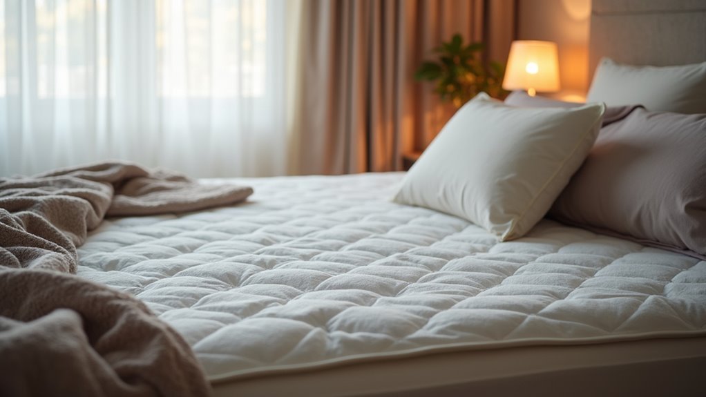 temperature regulating mattress features