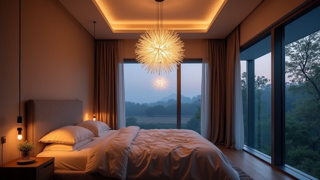 tunable white circadian chandeliers