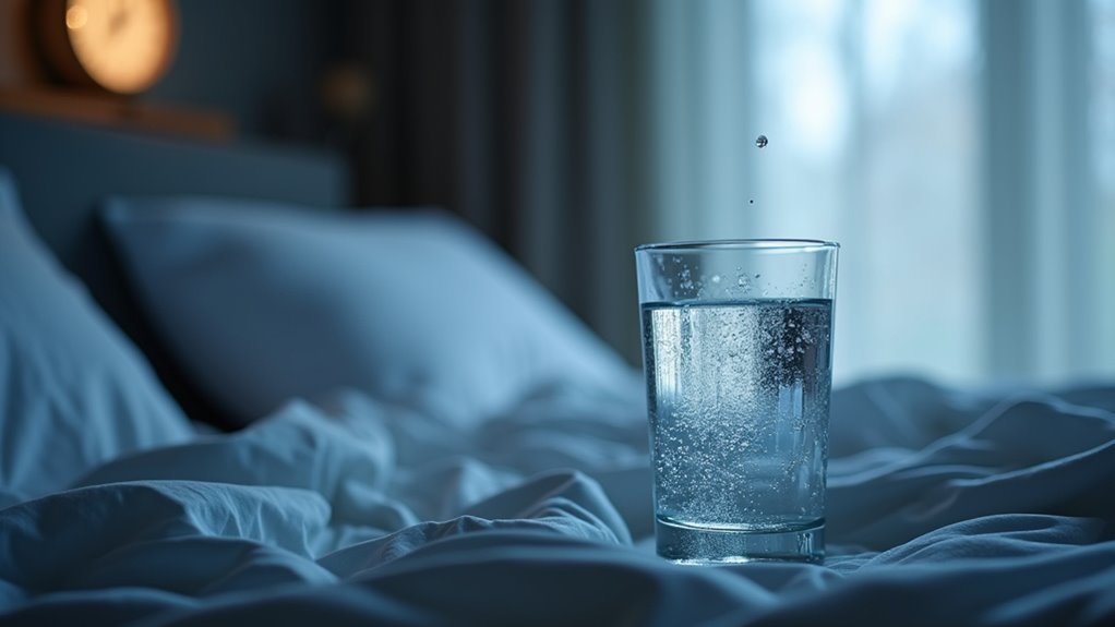 vasopressin regulates overnight hydration