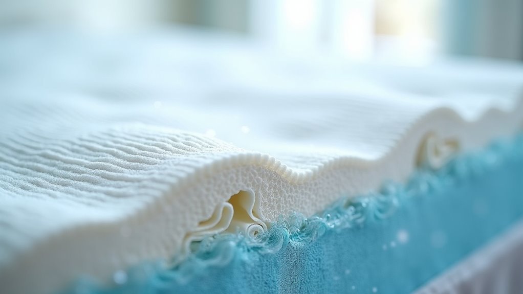 ventilated foam temperature regulation