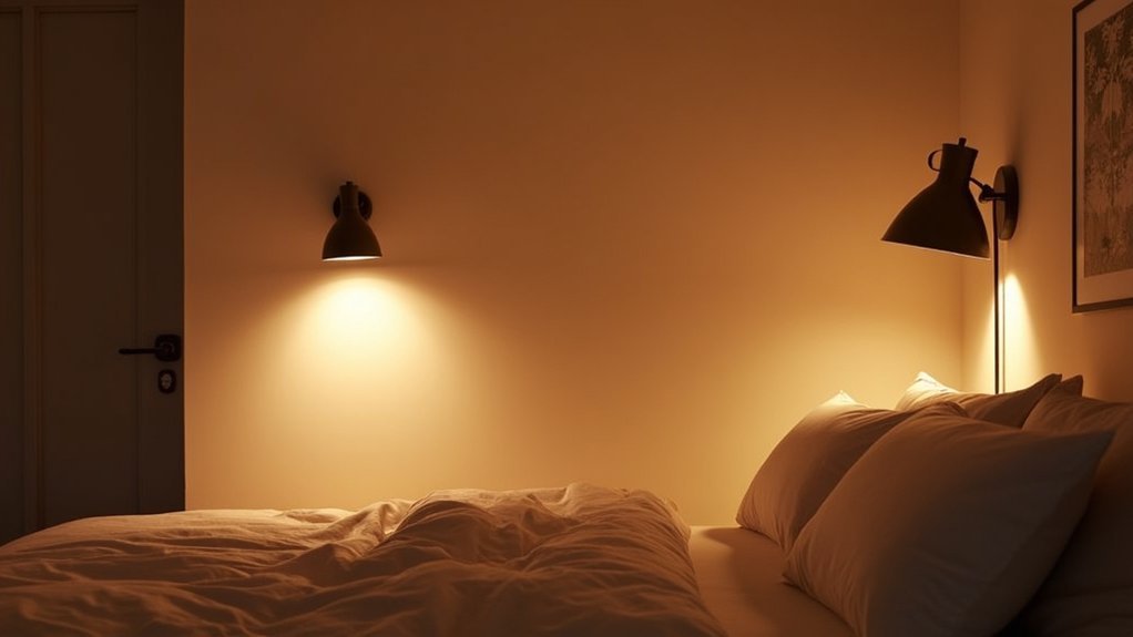 warm lighting enhances sleep